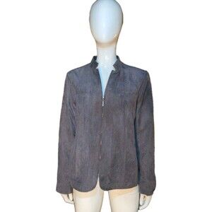Studio Works womens jacket size 14 color gray